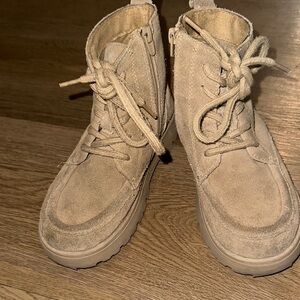 Zara Kids Tan Laced Boots